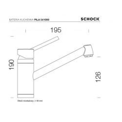 Bateria Schock PILA 541000 chrom